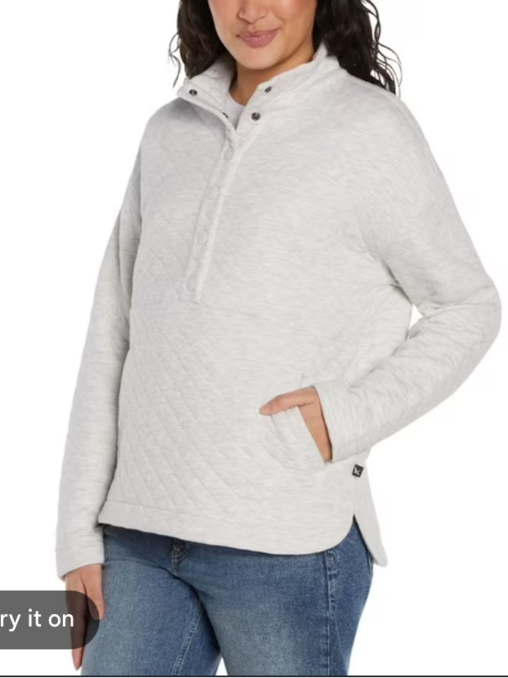 Eddie Bauer Quilted Snap Pullover